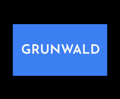Die Grafik zeigt das Logo der Agentur Grunwald, die in Zusammenarbeit mit unserer Online-Marketing-Agentur in Berlin SEO-Texte schreiben lässt.